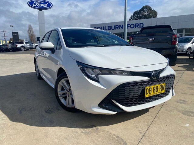 Used Toyota Corolla Mzea12R Ascent Sport Goulburn, 2021 Toyota Corolla Mzea12R Ascent Sport White 10 Speed Constant Variable Hatchback