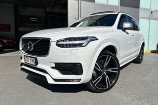 2018 Volvo XC90 L Series MY18 T6 Geartronic AWD R-Design White 8 Speed Sports Automatic Wagon.