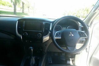 2017 Mitsubishi Triton MQ MY18 GLX+ Double Cab White 6 Speed Manual Utility
