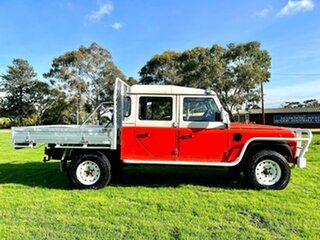 1997 Land Rover Defender 130 (4x4) Red 5 Speed Manual 4x4 Crew C/Chas