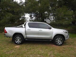 2017 Toyota Hilux GUN126R SR5 Double Cab Silver Sky 6 Speed Sports Automatic Utility