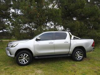 2017 Toyota Hilux GUN126R SR5 Double Cab Silver Sky 6 Speed Sports Automatic Utility