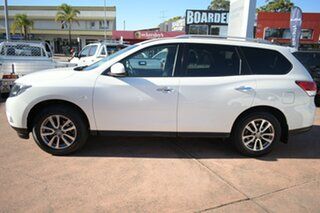 2016 Nissan Pathfinder R52 MY15 ST (4x2) White Continuous Variable Wagon