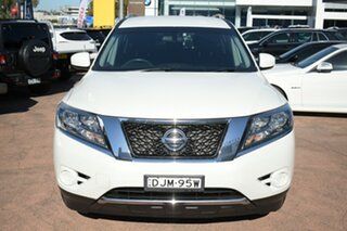 2016 Nissan Pathfinder R52 MY15 ST (4x2) White Continuous Variable Wagon