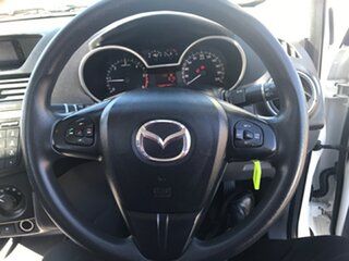 2013 Mazda BT-50 White Manual Utility