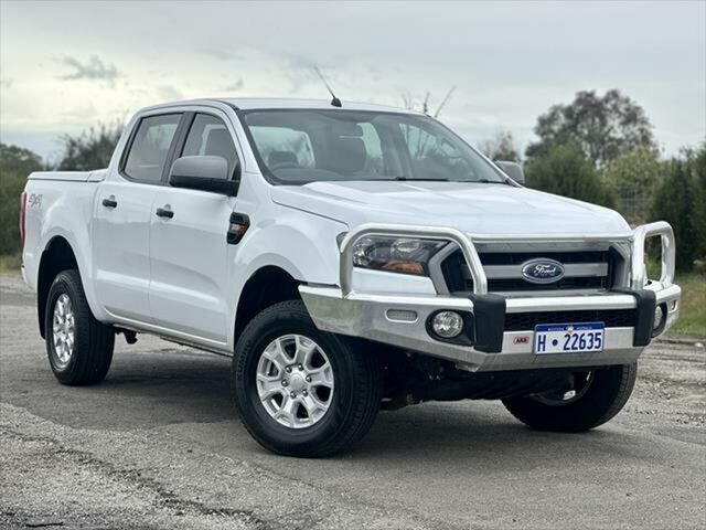 Used Ford Ranger PX MkII 2018.00MY XLS Double Cab Kenwick, 2018 Ford Ranger PX MkII 2018.00MY XLS Double Cab White Utility