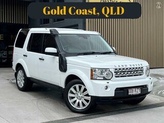 2011 Land Rover Discovery 4 Series 4 MY12 SDV6 CommandShift HSE White 6 Speed Sports Automatic Wagon.