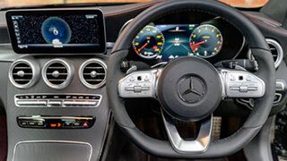 2023 Mercedes-Benz C-Class C205 803+053MY C300 9G-Tronic Obsidian Black 9 Speed Sports Automatic