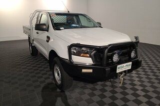 2016 Ford Ranger PX MkII XL Cool White 6 speed Manual Cab Chassis.
