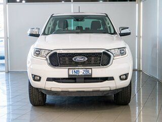 2022 Ford Ranger PX MkIII 2021.75MY XLT Double Cab Arctic White 10 Speed Sports Automatic.