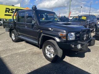 2019 Toyota Landcruiser VDJ79R GXL Double Cab Grey 5 Speed Manual Cab Chassis.