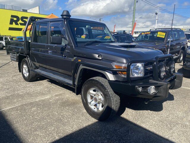 Used Toyota Landcruiser VDJ79R GXL Double Cab Morayfield, 2019 Toyota Landcruiser VDJ79R GXL Double Cab Grey 5 Speed Manual Cab Chassis