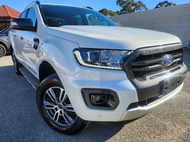 Used Ford Ranger PX MkIII 2021.25MY Wildtrak Elizabeth, 2021 Ford Ranger PX MkIII 2021.25MY Wildtrak White 10 Speed Sports Automatic Double Cab Pick Up
