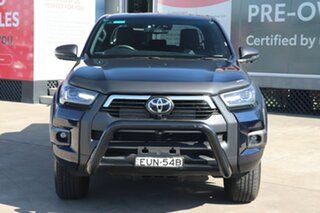 2022 Toyota Hilux GUN126R Rogue Double Cab Saturn Blue 6 Speed Sports Automatic Utility