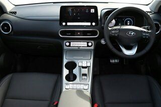 2023 Hyundai Kona OS.V4 MY23 Highlander Elec TTR EXT Range Atlas White 1 Speed Automatic Wagon