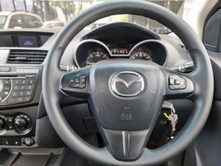 2017 Mazda BT-50 UR0YG1 XT White 6 Speed Manual Cab Chassis.