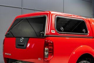 2012 Nissan Navara D40 MY12 ST (4x4) Red 6 Speed Manual Dual Cab Pick-up