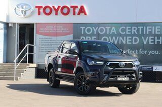 2022 Toyota Hilux GUN126R Rogue Double Cab Saturn Blue 6 Speed Sports Automatic Utility.