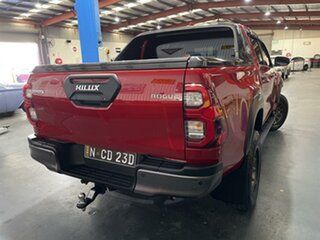 2022 Toyota Hilux GUN126R Rogue (4x4) 6 Speaker Feverish Red 6 Speed Automatic Double Cab Pick Up