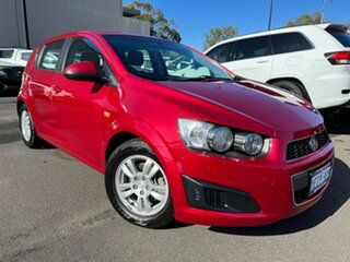 2013 Holden Barina TM MY13 CD Red 6 Speed Automatic Hatchback.