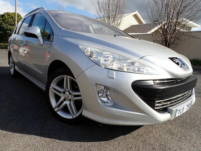 Used Peugeot 308 Touring Sportium Newtown, 2010 Peugeot 308 Touring Sportium Grey 6 Speed Automatic Wagon