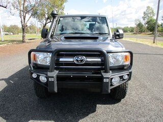 2022 Toyota Landcruiser VDJ79R GXL Double Cab Graphite 5 Speed Manual Cab Chassis