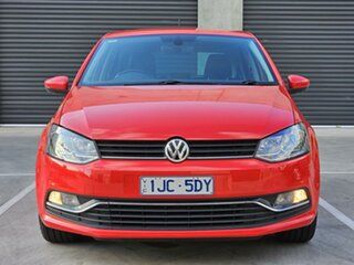 2017 Volkswagen Polo 6R MY17.5 66TSI DSG Urban Red 7 Speed Sports Automatic Dual Clutch Hatchback