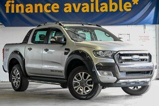 2018 Ford Ranger PX MkII 2018.00MY Wildtrak Double Cab Silver 6 Speed Sports Automatic Utility