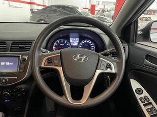 2016 Hyundai Accent RB3 MY16 Active Silver 6 Speed Constant Variable Hatchback