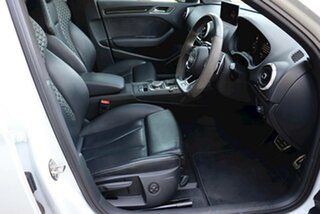 2017 Audi RS 3 8V MY18 S Tronic Quattro White 7 Speed Sports Automatic Dual Clutch Sedan