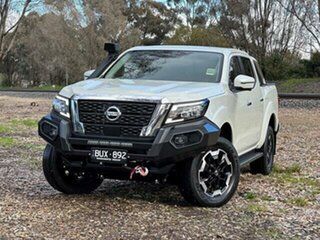 2022 Nissan Navara D23 MY21.5 ST-X White Pearl 7 Speed Automatic Double Cab Utility.