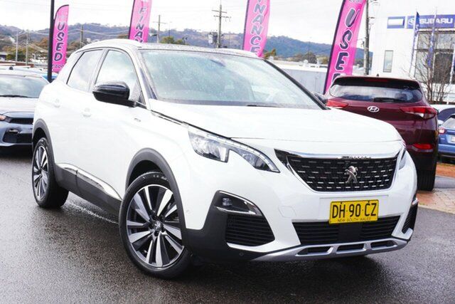 Used Peugeot 3008 P84 MY20 GT Line SUV Phillip, 2020 Peugeot 3008 P84 MY20 GT Line SUV White & Black 6 Speed Sports Automatic Hatchback