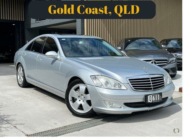 Used Mercedes-Benz S-Class W221 MY07 S350 Ashmore, 2007 Mercedes-Benz S-Class W221 MY07 S350 Silver 7 Speed Automatic Sedan