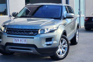 2012 Land Rover Range Rover Evoque L538 MY13 SD4 CommandShift Pure Silver 6 Speed Sports Automatic.