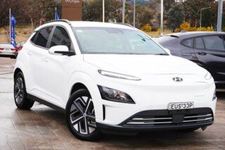2022 Hyundai Kona OS.V4 MY22 electric Elite White 1 Speed Reduction Gear Wagon