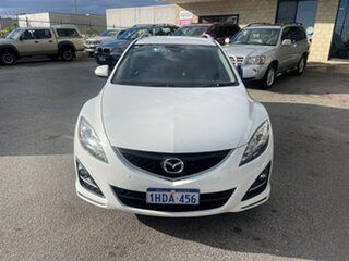 2012 Mazda 6 GH MY11 Touring White 5 Speed Auto Activematic Wagon