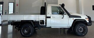 2021 Toyota Landcruiser VDJ79R 70th Anniversary Special Edition White 5 Speed Manual Cab Chassis.