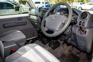 2018 Toyota Landcruiser VDJ79R GXL White 5 speed Manual Cab Chassis