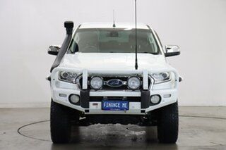 2016 Ford Ranger PX MkII XLT Double Cab White 6 Speed Manual Utility
