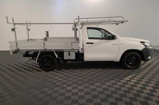 2018 Toyota Hilux TGN121R Workmate 4x2 White 6 speed Automatic Cab Chassis