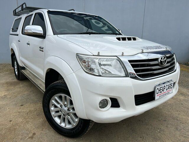 Used Toyota Hilux KUN26R MY12 SR5 (4x4) Hoppers Crossing, 2013 Toyota Hilux KUN26R MY12 SR5 (4x4) White 4 Speed Automatic Dual Cab Pick-up