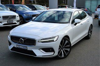2022 Volvo S60 Z Series MY23 Ultimate B5 Geartronic AWD Bright Crystal White Pearl 8 Speed.
