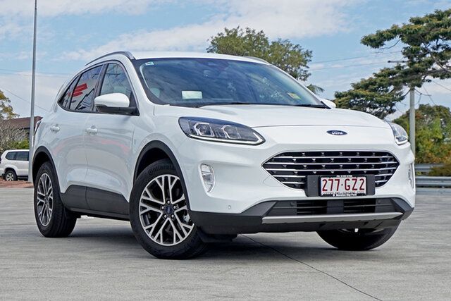 Used Ford Escape ZH 2023.25MY Capalaba, 2023 Ford Escape ZH 2023.25MY Frozen White 8 Speed Sports Automatic SUV