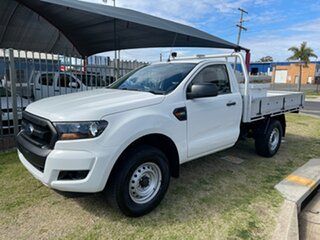 2017 Ford Ranger PX MkII MY17 Update XL 2.2 Hi-Rider (4x2) White 6 Speed Automatic Cab Chassis.
