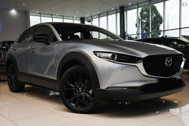 New Mazda CX-30 DM2W7A G20 SKYACTIV-Drive Touring SP Waitara, 2023 Mazda CX-30 DM2W7A G20 SKYACTIV-Drive Touring SP Silver 6 Speed Sports Automatic Wagon