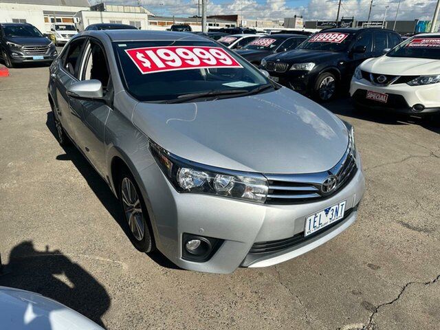 Used Toyota Corolla ZRE172R Ascent S-CVT Maidstone, 2015 Toyota Corolla ZRE172R Ascent S-CVT Silver 7 Speed Constant Variable Sedan