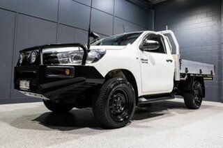 2021 Toyota Hilux GUN126R Facelift SR (4x4) White 6 Speed Manual Cab Chassis