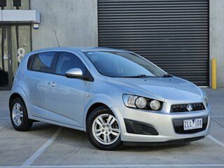 2012 Holden Barina TM MY13 CD Silver 6 Speed Automatic Hatchback.