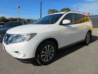 2014 Nissan Pathfinder R52 ST (4x2) White Continuous Variable Wagon