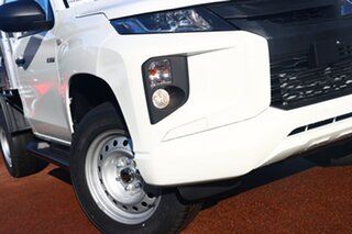 2023 Mitsubishi Triton MR MY23 GLX White 6 Speed Manual Cab Chassis.